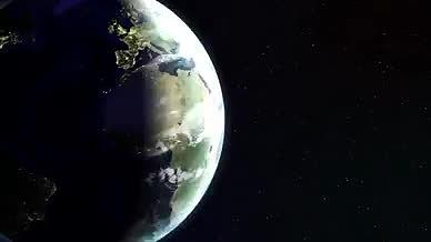 地球缩放套件AE模板视频的预览图